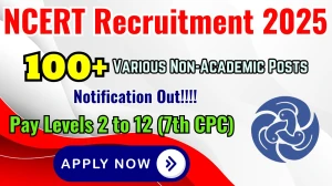 NCERT Non Teaching Recruitment 2025-26 - Apply Online for 173 Posts