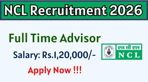 NCL Full Time Advisor Recruitment 2026 - Apply Offline
