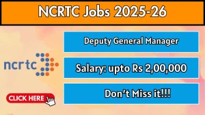 NCRTC Deputy General Manager Recruitment 2026 - Apply Online