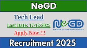 NeGD Tech Lead Recruitment 2025 - Apply Online
