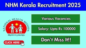 NHM Kerala Recruitment 2026 - Apply Online for 02 Technical Consultant, Junior Technical Consultant Posts