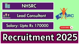 NHSRC Lead Consultant Recruitment 2025 - Apply Online