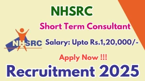 NHSRC Short Term Consultant Recruitment 2025 - Apply Online