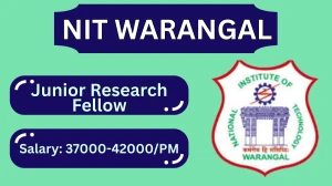 NIT Warangal Junior Research Fellow Recruitment 2026 – Apply Online for 01 Posts