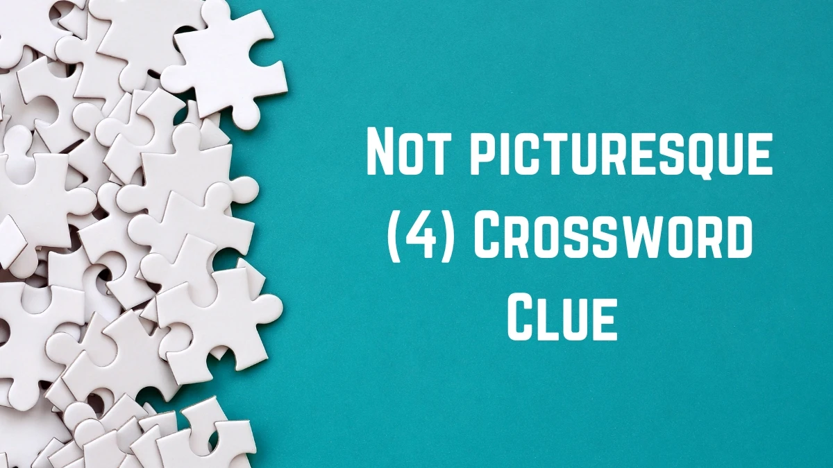 Not picturesque Crossword Clue Irish Daily Mail Quick 4 letters Answer