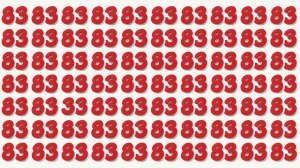 Observation Find it Out: Within 5 Seconds Spot The Number 33 among 83