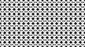 Observation Find it Out: Within 5 Seconds Spot The Number 64 among 94