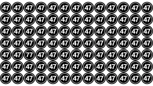 Observation Find it Out: Within 7 Seconds Spot The Number 77 among 47