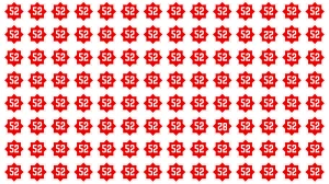 Only People with 20/20 Vision Can Spot the Inverted 82 and 22 Among 52 – Can You Find Them?