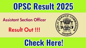 OPSC ASO Result 2025 OUT (Direct Link) - Download Merit List PDF @opsc.gov.in