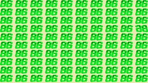 Optical Illusion: Are You A Genius? Within 7 Seconds Spot The Inverted 86 among 86