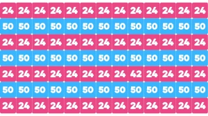 Optical Illusion Challenge: Can You Spot the Number 42 Among 50 and 24 in Just 8 Seconds?