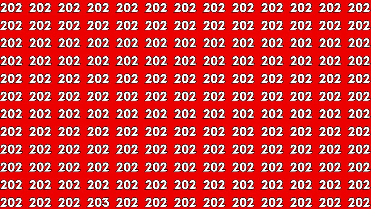 Optical Illusion Challenge: Only a Person with High IQ Level Can Spot the Hidden Number 203
