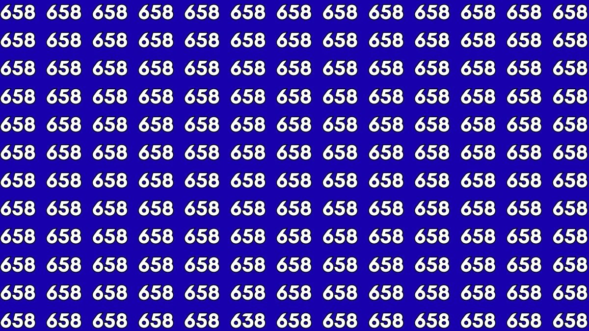 Optical Illusion Challenge: Only a Person with High IQ Level Can Spot the Hidden Number 638