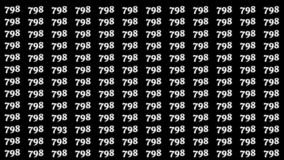 Optical Illusion Challenge: Only a Person with High IQ Level Can Spot the Hidden Number 793