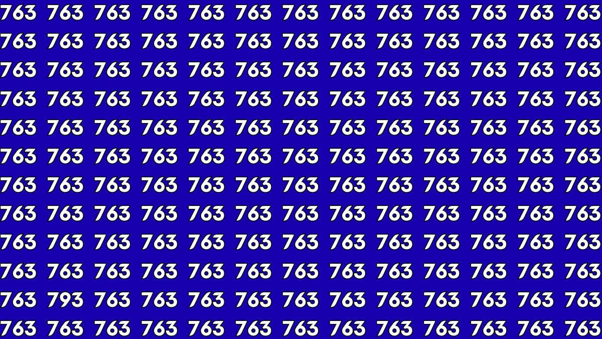 Optical Illusion Challenge: Only a Person with High IQ Level Can Spot the Hidden Number 793