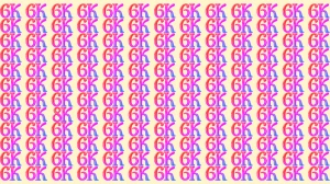 Optical Illusion Eye Test Challenge: Can You Spot the 8K Among 6K in 8 Seconds?