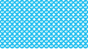 Optical Illusion Eye Test Challenge: Within 7 Seconds Spot The Number 51 and 61 ...