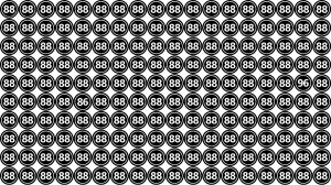 Optical Illusion Eye Test Challenge: Within 7 Seconds Spot The Number 96 and 86 ...