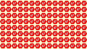 Optical Illusion Find it Out: Within 5 Seconds Spot The Number 76 among 67