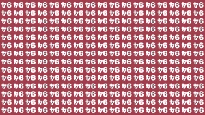 Optical Illusion IQ Test: Are You A Genius? Within 7 Seconds Spot The Inverted 64 among Inverted 94