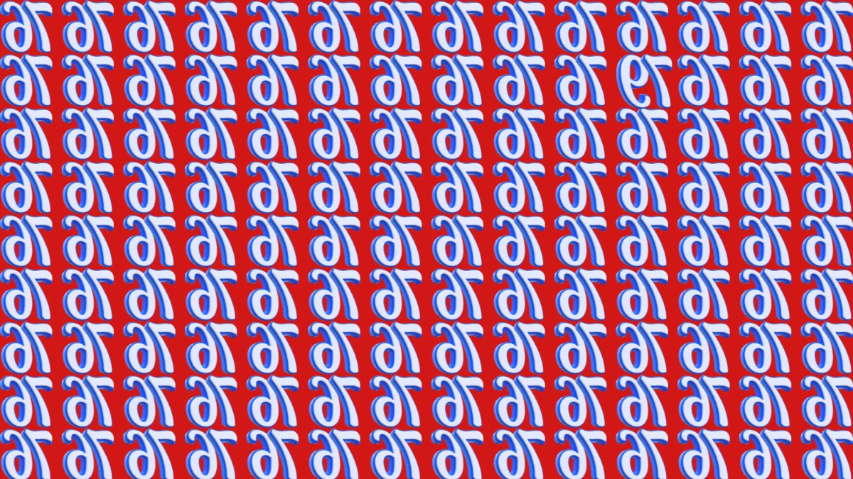 Optical Illusion IQ Test: Are You A Genius? Within 7 Seconds Spot The Inverted 79 among Inverted 76