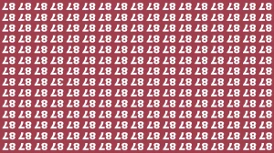 Optical Illusion IQ Test: Are You A Genius? Within 9 Seconds Spot The Inverted 37 among Inverted 87