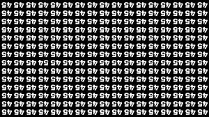 Optical Illusion IQ Test: Are You A Genius? Within 9 Seconds Spot The Inverted 54 among Inverted 45