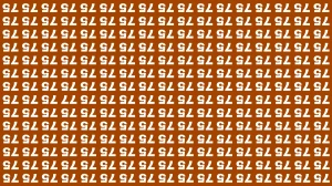 Optical Illusion IQ Test: Are You A Genius? Within 9 Seconds Spot The Inverted 7...