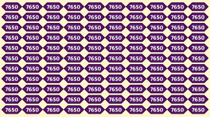 Optical Illusion: Only 5% Can Spot 7630 Among 7650 in 7 Seconds - Can You?