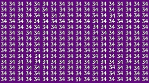 Optical Illusion: Only People with 50/50 Vision Can Spot the Inverted 45 and 85 among 34 in 9 Secs
