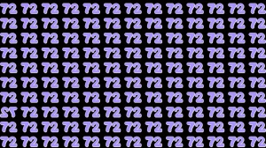 Optical Illusion: Only Sharp Eyes Can Spot the Inverted 72 Among 72 - Can You Do It?