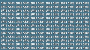 Optical Illusion Puzzle IQ Test: Only People with Sharp Eyes Can Spot the Number...