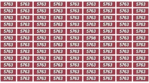 Optical Illusion Puzzle IQ Test: Within 7 Seconds Spot The Number 5798 among 576...