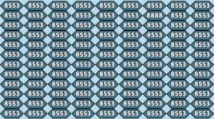 Optical Illusion Puzzle IQ Test: Within 8 Seconds Spot The Number 8888 among 855...