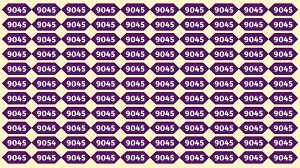 Optical Illusion Puzzle IQ Test: Within 8 Seconds Spot The Number 9054 among 904...