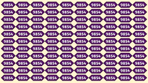 Optical Illusion Puzzle IQ Test: Within 8 Seconds Spot The Number 9354 among 985...