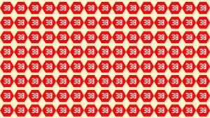 Optical Illusion Spot it Out: Within 7 Seconds Find The Number 30 among 38