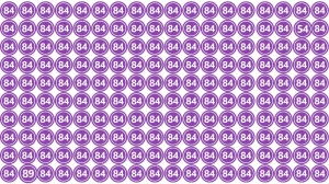 Optical Illusion Test Your Vision: Only Eagle Eyes Can Find 54 & 89 Hidden Among 84 in 7 Seconds!
