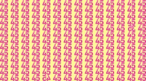 Optical Illusion: Within 7 Seconds Spot The Inverted Number 35 and 45 among 45