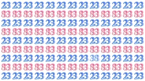 Optical Illusion: Within 8 Seconds Spot The Number 38 among 83 and 23