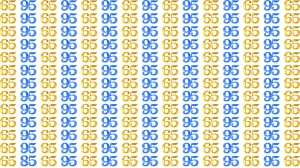 Optical Illusion: Within 8 Seconds Spot The Number 85 among 95 and 65