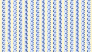Optical Illusion: Within 9 Seconds Spot The Inverted Number 97 and 76 among 76