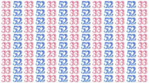 Optical Illusion: Within 9 Seconds Spot The Number 23 among 33 and 52