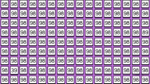 Optical Illusion: Within 9 Seconds Spot The Number 39 among 89 and 98