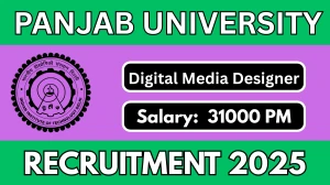 Panjab University Digital Media Designer Recruitment 2026 - Apply Online