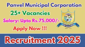 Panvel Municipal Corporation Recruitment 2025 - Apply Offline for 27 Medical Officer, Lab Technician and More Posts