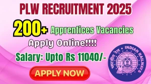 PLW Apprentice Recruitment 2025 – Apply Online for 225 Posts PLW Apprentice Recruitment 2025 – Apply Online for 225 Posts