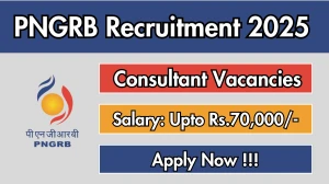 PNGRB Consultant Recruitment 2025 - Apply Offline