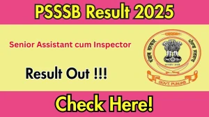 PSSSB 06/23 SA-cum-Inspector Typing Result 2025 (Declared on 08/12/2025) - Check Merit List & Scorecard @sssb.punjab.gov.in